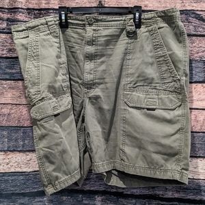 Wrangler Green Cargo Shorts
